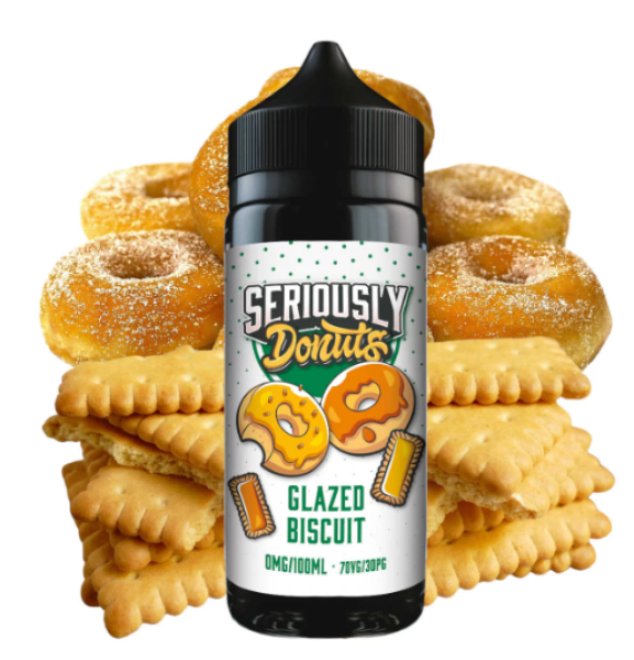 Doozy Vape Seriously Donuts Glazed Biscuit 100ml
